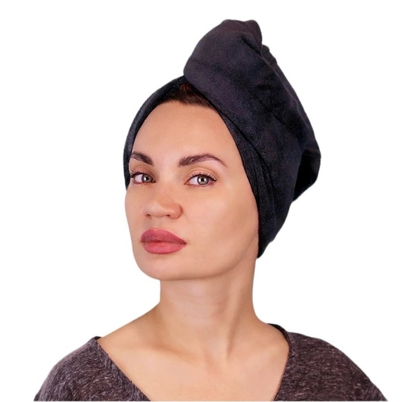 Microfibre Hair Towel Turban By Studio Dry - Picture 2 of 2